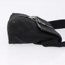 GUCCI GG Canvas Waist Bag Black Silver 92543 Auth 192704A-3