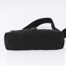 GUCCI GG Canvas Waist Bag Black Silver 92543 Auth 192704A-5