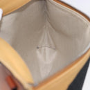 LOEWE Clutch Bag Canvas Brown Silver Auth 192707A-15