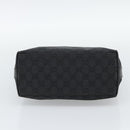 GUCCI GG Canvas Shoulder Bag Black Silver 000.0602 Auth 192708-5