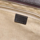 CELINE Hand Bag Canvas Yellow Gold Tone Auth 192711A-21
