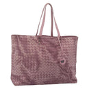 BOTTEGA VENETA INTRECCIATO Tote Bag Nylon Pink Auth 192712A-1