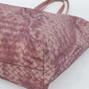 BOTTEGA VENETA INTRECCIATO Tote Bag Nylon Pink Auth 192712A-9