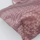 BOTTEGA VENETA INTRECCIATO Tote Bag Nylon Pink Auth 192712A-16