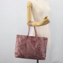 BOTTEGA VENETA INTRECCIATO Tote Bag Nylon Pink Auth 192712A-19