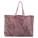 BOTTEGA VENETA INTRECCIATO Tote Bag Nylon Pink Auth 192712A-13