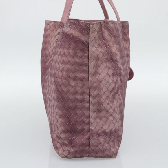 BOTTEGA VENETA INTRECCIATO Tote Bag Nylon Pink Auth 192712A