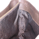 CELINE C Macadam Tote Bag Canvas Ivory Brown Auth 192715-17