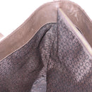 CELINE C Macadam Tote Bag Canvas Ivory Brown Auth 192715-20