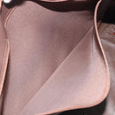 Burberrys Nova Check Boston Bag Canvas Beige Gold Tone Auth 192716-12