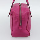 LOEWE Heritage Hand Bag Leather Pink Silver Auth 192717-5