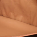 CELINE Macadam Clutch Bag PVC Leather Brown Gold Tone Auth 192724A-11