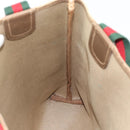 GUCCI GG Supreme Tote Bag PVC Leather Beige Auth 192725-17