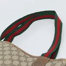 GUCCI GG Supreme Tote Bag PVC Leather Beige Auth 192725-8