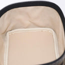FENDI Zucca Canvas Vanity Cosmetic Pouch Brown Gold Tone Auth 192727-17