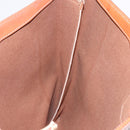 CELINE Macadam Tote Bag PVC Leather Beige Auth 192728-18