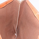 CELINE Macadam Tote Bag PVC Leather Beige Auth 192728-19
