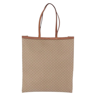 CELINE Macadam Tote Bag PVC Leather Beige Auth 192728 - 0