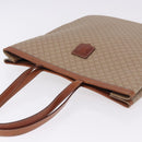 CELINE Macadam Tote Bag PVC Leather Beige Auth 192728-6