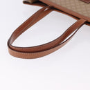 CELINE Macadam Tote Bag PVC Leather Beige Auth 192728-7