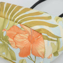 Salvatore Ferragamo Tote Bag Nylon Yellow Silver Auth 192729A-9