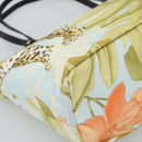 Salvatore Ferragamo Tote Bag Nylon Yellow Silver Auth 192729A-16