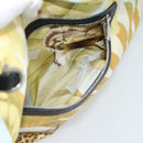 Salvatore Ferragamo Tote Bag Nylon Yellow Silver Auth 192729A-11