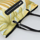Salvatore Ferragamo Tote Bag Nylon Yellow Silver Auth 192729A-6