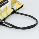 Salvatore Ferragamo Tote Bag Nylon Yellow Silver Auth 192729A-7
