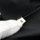 PRADA Shoulder Bag Nylon Black Silver Auth 192732A-21