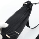 PRADA Shoulder Bag Nylon Black Silver Auth 192732A-6