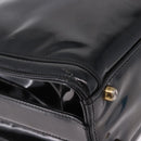 CHANEL Shoulder Bag Patent Black CC Auth 192734-15