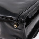 CHANEL Shoulder Bag Patent Black CC Auth 192734-16
