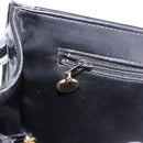 CHANEL Shoulder Bag Patent Black CC Auth 192734-23