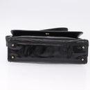 CHANEL Shoulder Bag Patent Black CC Auth 192734-5