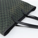 GUCCI GG Canvas Tote Bag Outlet Black Khaki 238696 Auth 192737-6