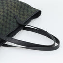 GUCCI GG Canvas Tote Bag Outlet Black Khaki 238696 Auth 192737-7