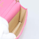 CHANEL Matelasse Chain Shoulder Bag Lamb Skin Pink Gold Tone CC Auth 192738M-17