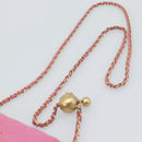 CHANEL Matelasse Chain Shoulder Bag Lamb Skin Pink Gold Tone CC Auth 192738M-8