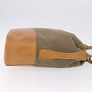GUCCI Shoulder Bag Canvas Green Beige 110233 Auth 192739A-4