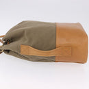 GUCCI Shoulder Bag Canvas Green Beige 110233 Auth 192739A-5