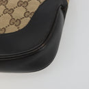GUCCI GG Canvas Jackie Webb Sherry Line Bag Beige Silver 001 3306 Auth 192743V-10
