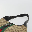 GUCCI GG Canvas Jackie Webb Sherry Line Bag Beige Silver 001 3306 Auth 192743V-8