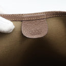 GUCCI GG Supreme Tote Bag PVC Leather Beige Auth 192744-15