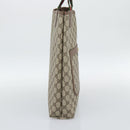 GUCCI GG Supreme Tote Bag PVC Leather Beige Auth 192744-4