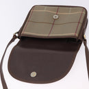 Burberrys Nova Check Shoulder Bag Canvas Brown Gold Tone Auth 192747-15