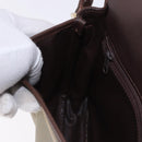 Burberrys Nova Check Shoulder Bag Canvas Brown Gold Tone Auth 192747-18