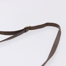 Burberrys Nova Check Shoulder Bag Canvas Brown Gold Tone Auth 192747-8
