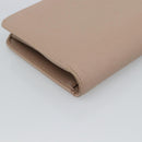 PRADA Long Wallet Safifano leather Pink Gold Tone Auth 192748M-16