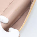 PRADA Long Wallet Safifano leather Pink Gold Tone Auth 192748M-22